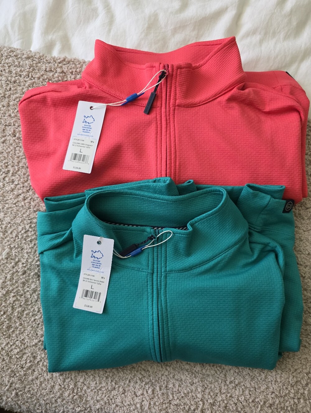 Lot Of 2 Southern Tide Schooner 1/4 Zips